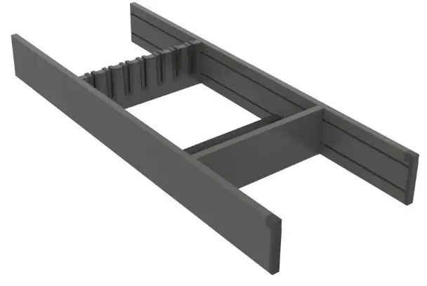 Flex Kniv insats 500, Mörkgrå